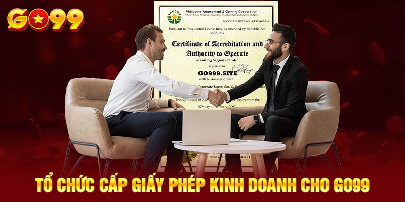 Tổ chức cấp giấy phép kinh doanh cho GO99